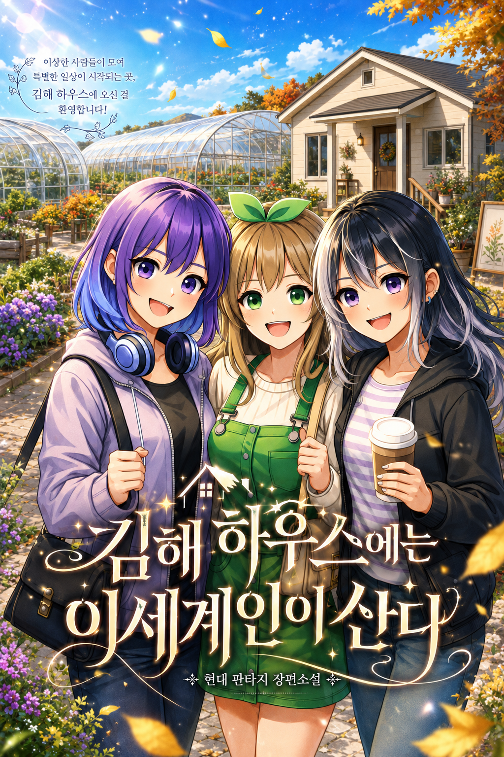 한담 대표 작품 김해 하우스에는 이세계인이 산다 표지